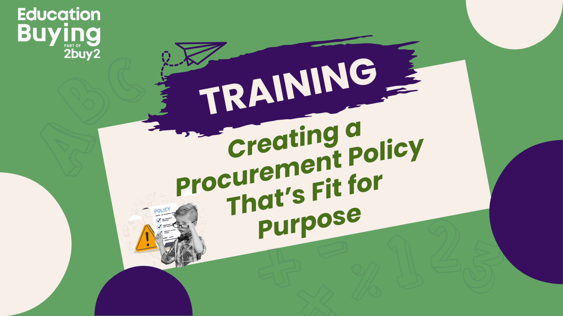 Training - Proc Policy